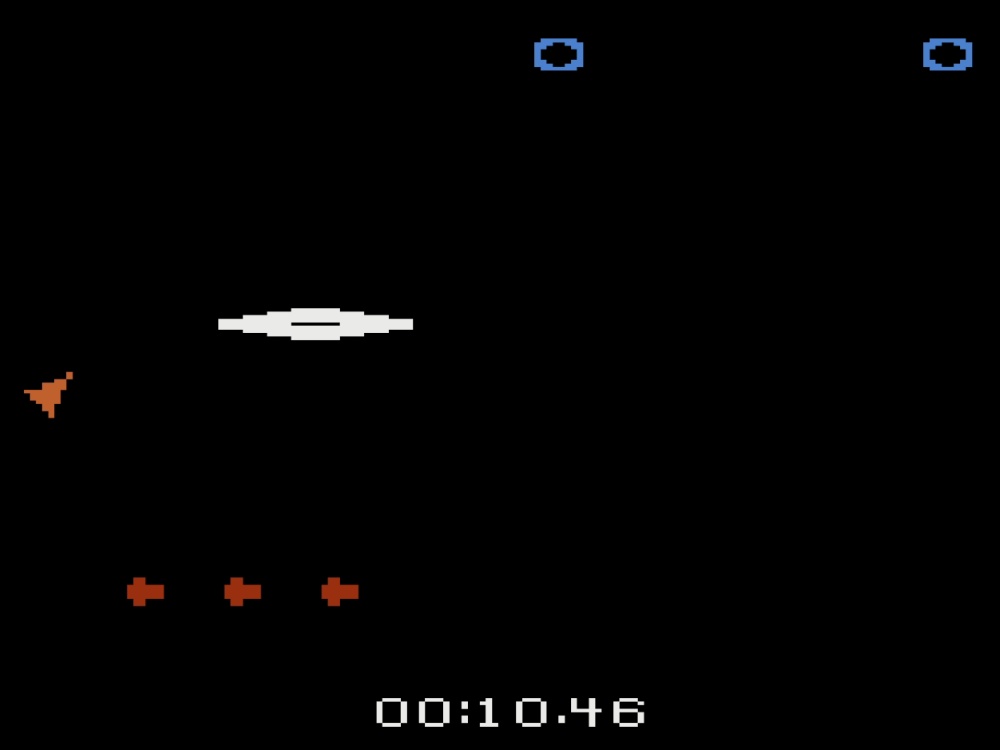 Gameplay of Out of Control for Atari 2600